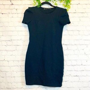 Zara | Basic Black Fitted Dress Size Small